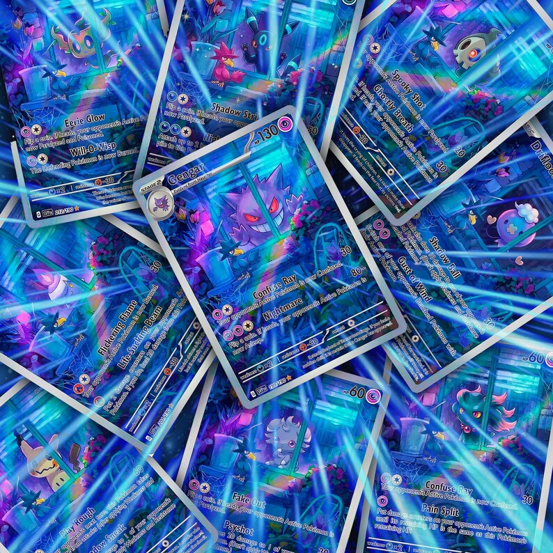 Window Spookymon | Pokemon Fan Art Trading Card