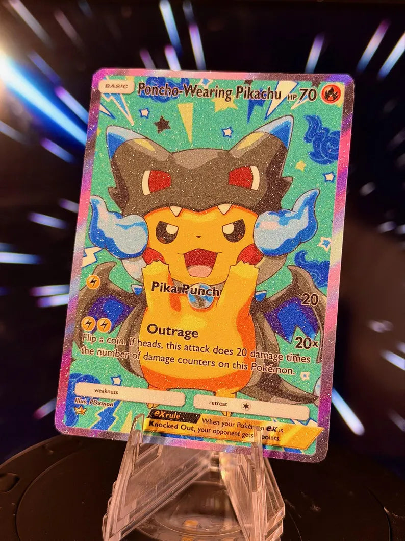 Poncho-Wearing Pikachu