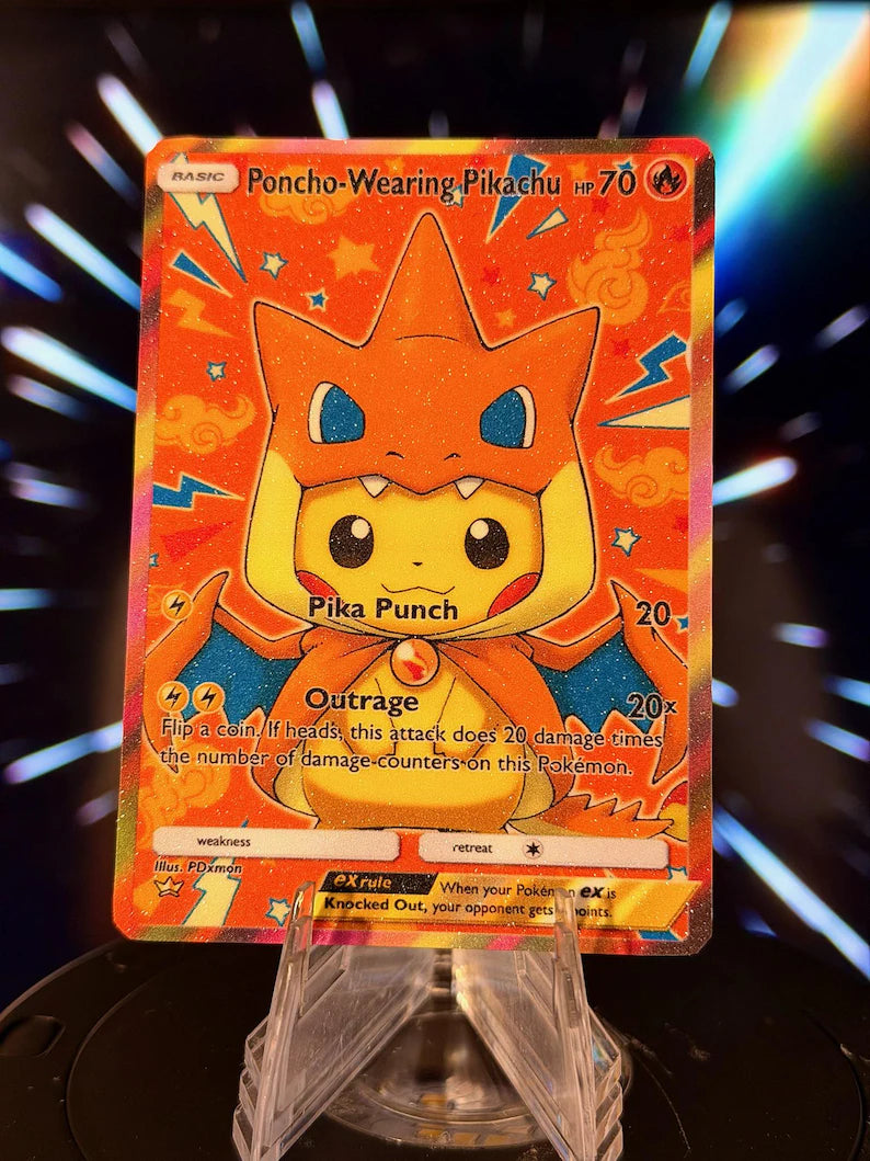 Poncho-Wearing Pikachu
