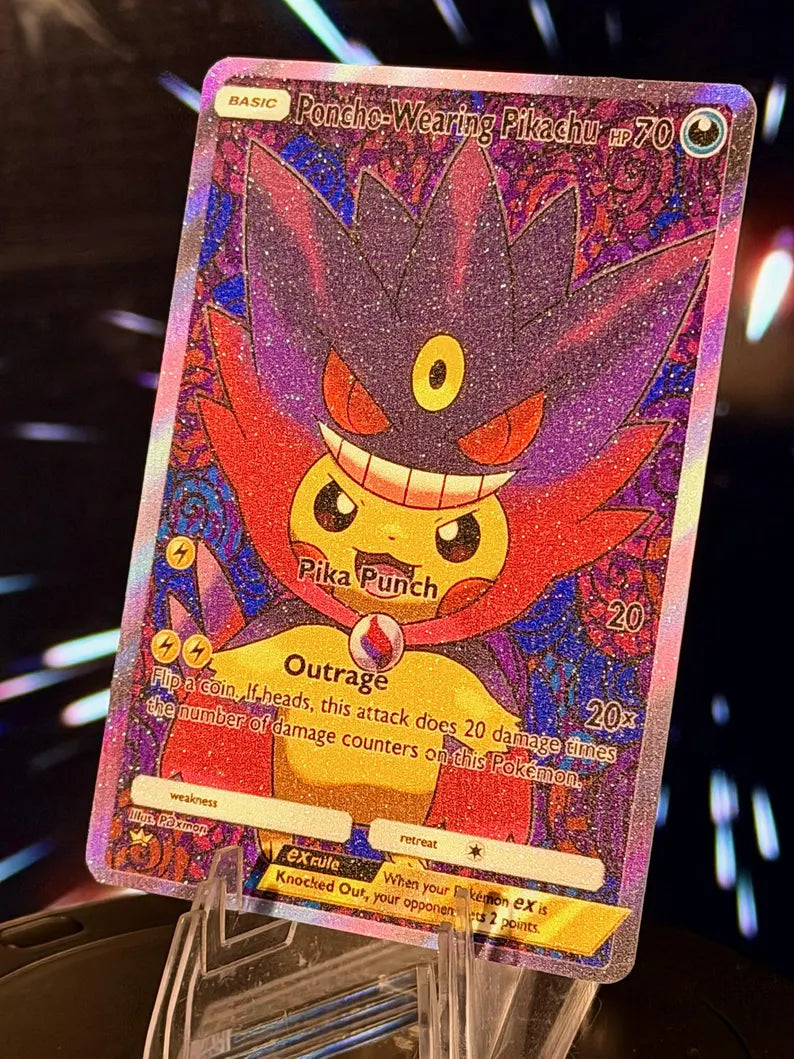 Poncho-Wearing Pikachu