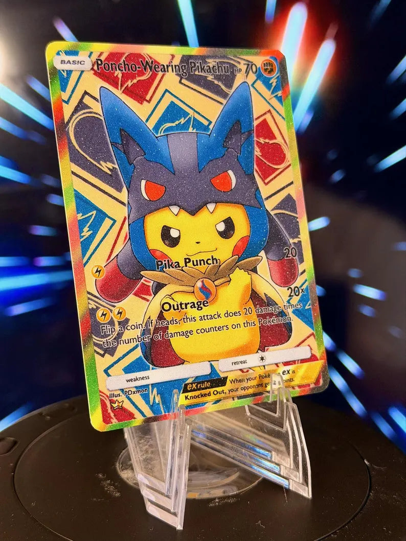 Poncho-Wearing Pikachu
