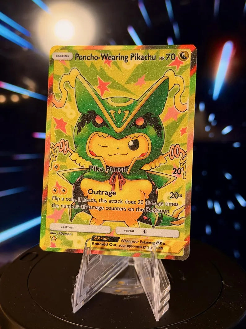 Poncho-Wearing Pikachu