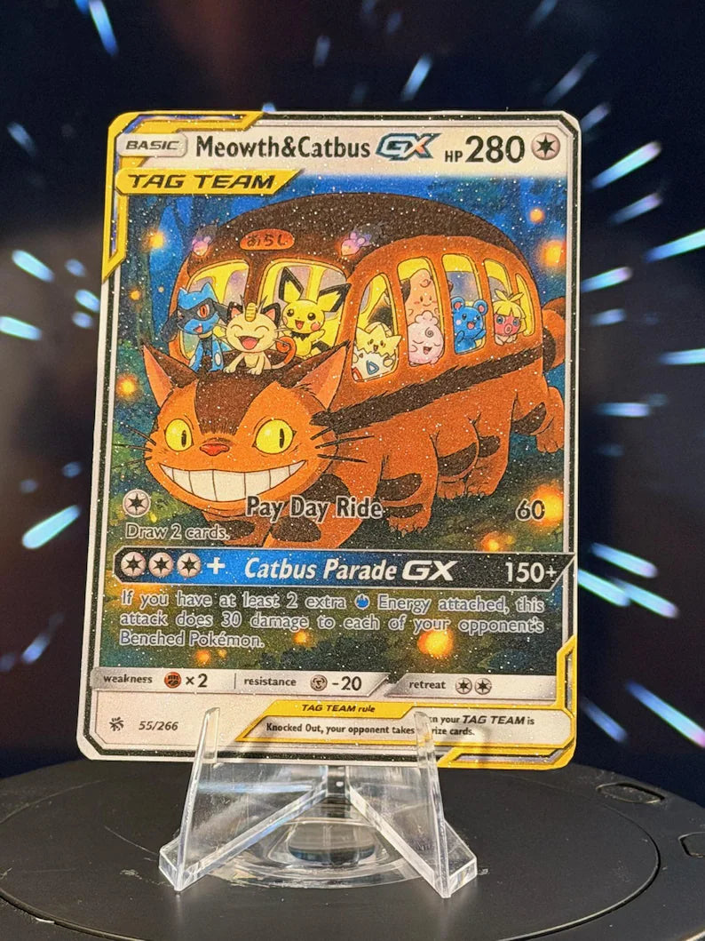 Pokemon & Studio Ghibli | Tag Team GX | Fan Art Trading Card