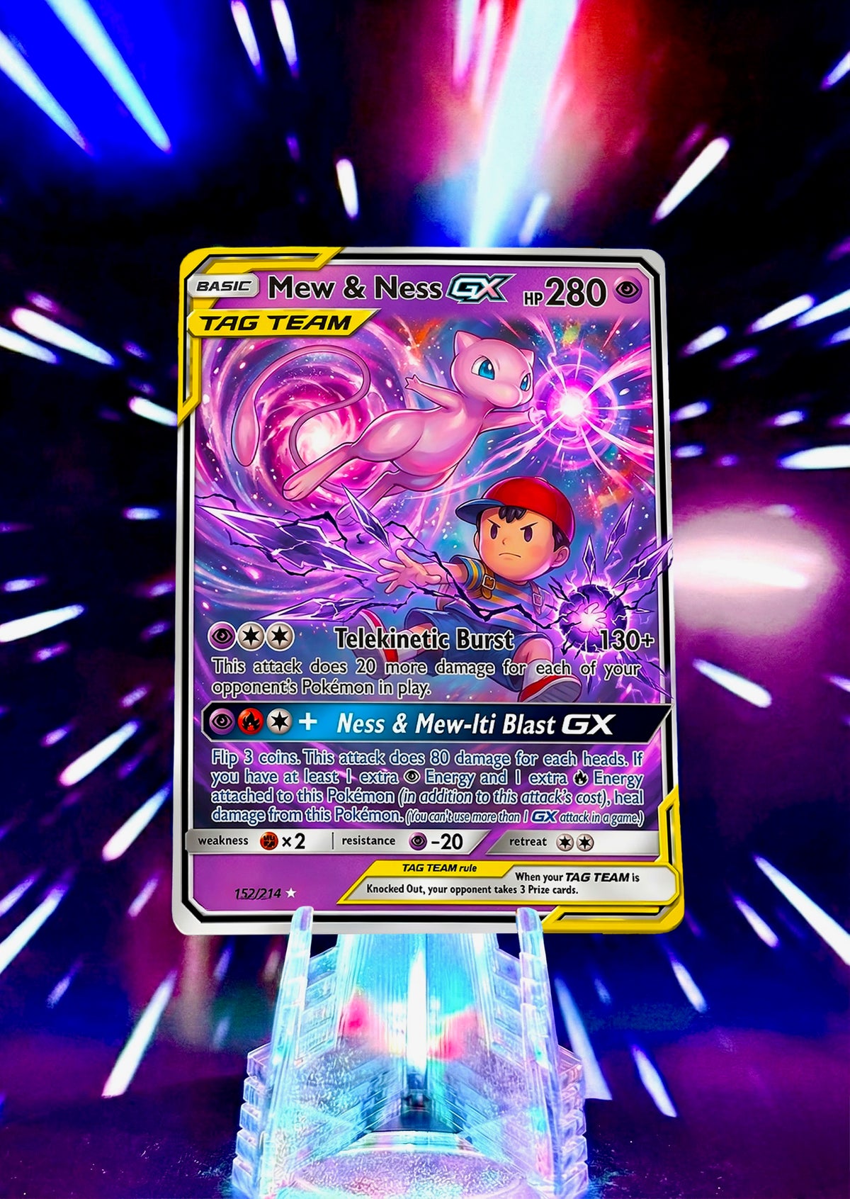 Pokemon and Super Smash Bros Tag Team GX Custom Fan Art Trading Cards