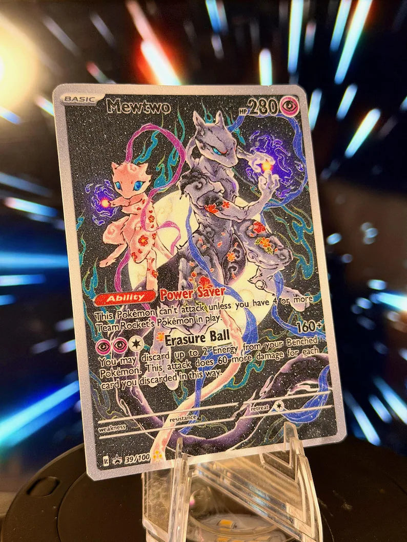 Japanese Style Pokemon Fan Art Trading Card