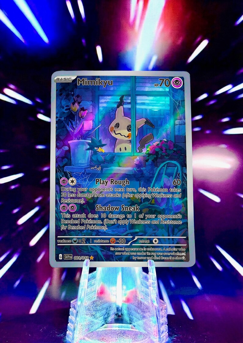 Window Spookymon | Pokemon Fan Art Trading Card