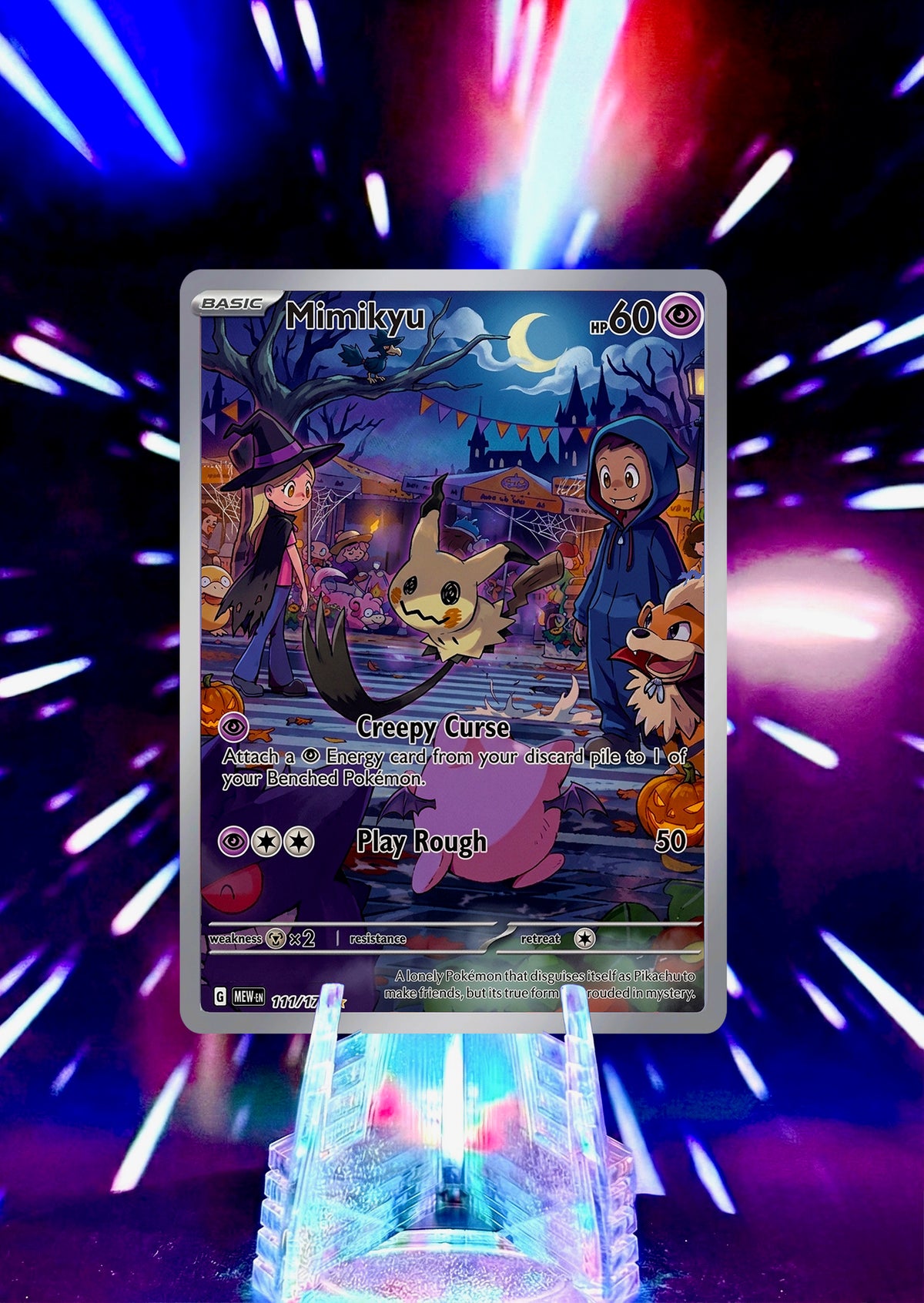 Mimikyu as Pikachu Alternative Universe Custom Trading Cards Full Art Fan Art Collection