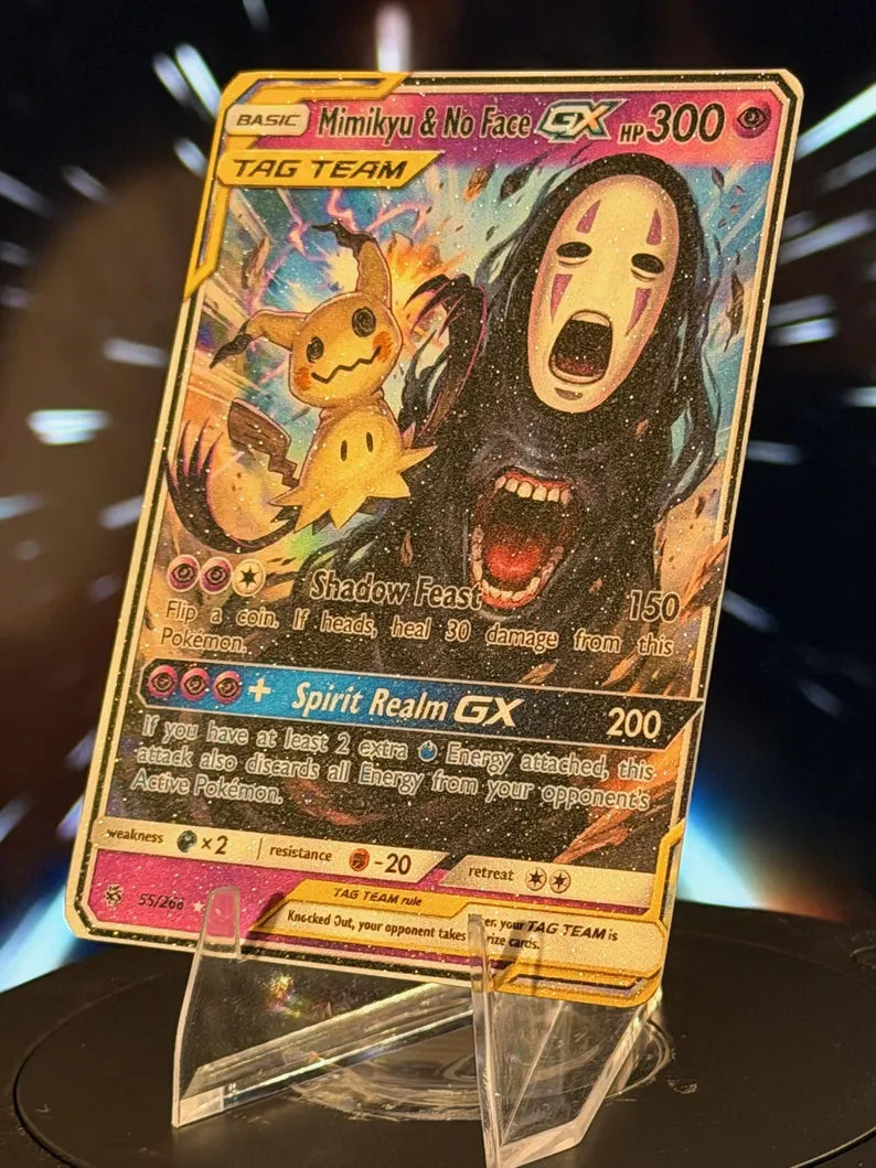 Pokemon & Studio Ghibli | Tag Team GX | Fan Art Trading Card