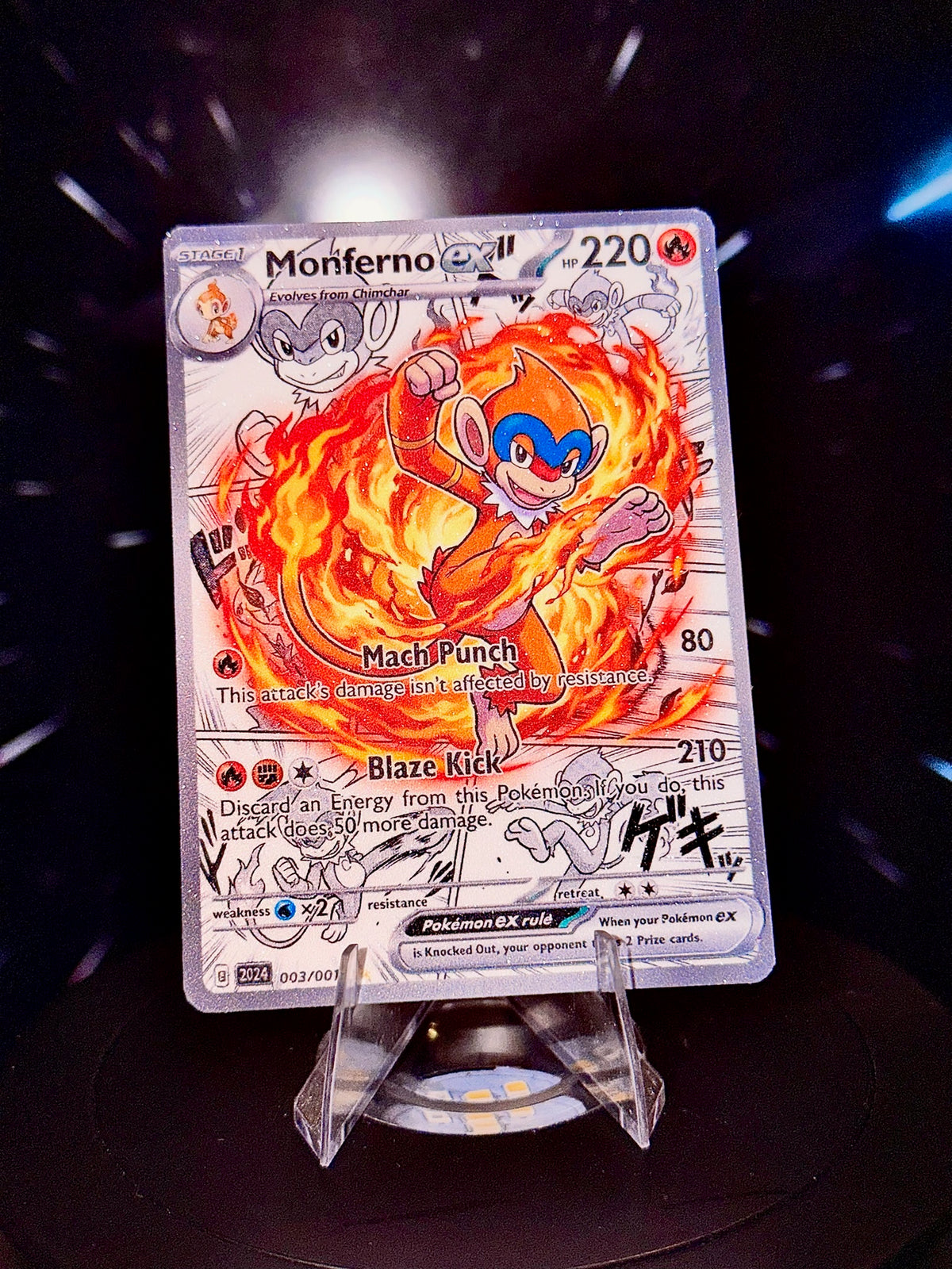 Anime Comic Style Generations 1-5 Pokemon Fan Art Trading Card