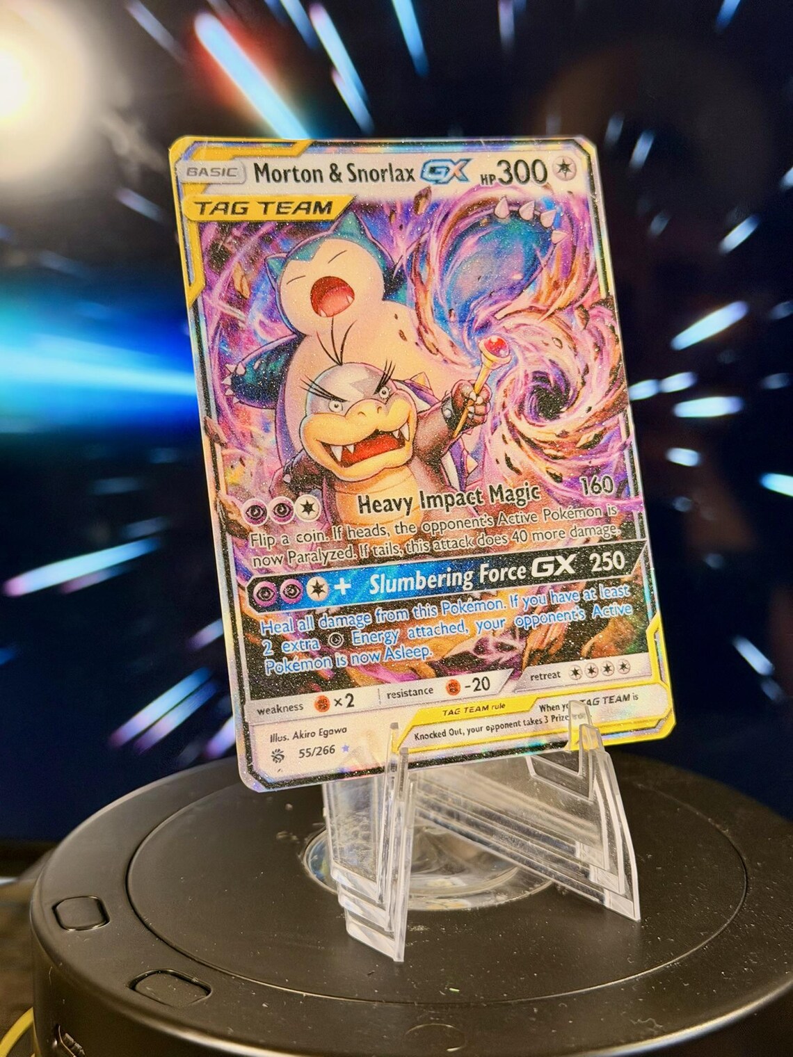 Pokemon and Super Mario Bros. Tag Team GX Fan Art Trading Card