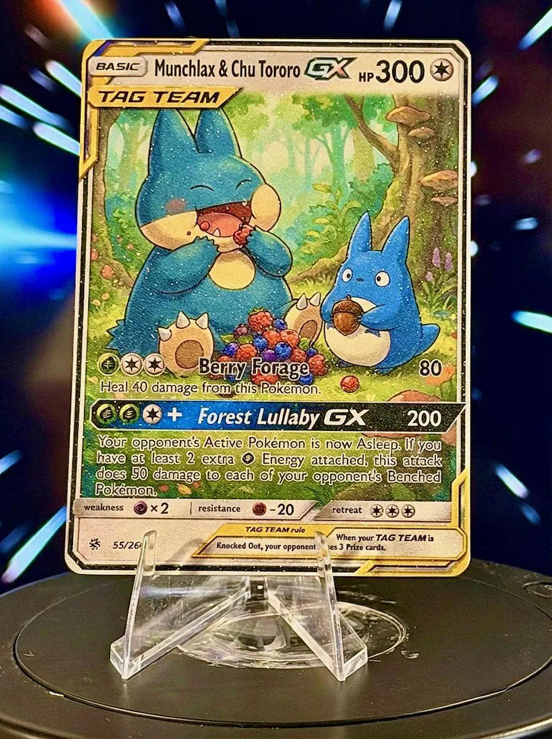 Pokemon & Studio Ghibli | Tag Team GX | Fan Art Trading Card