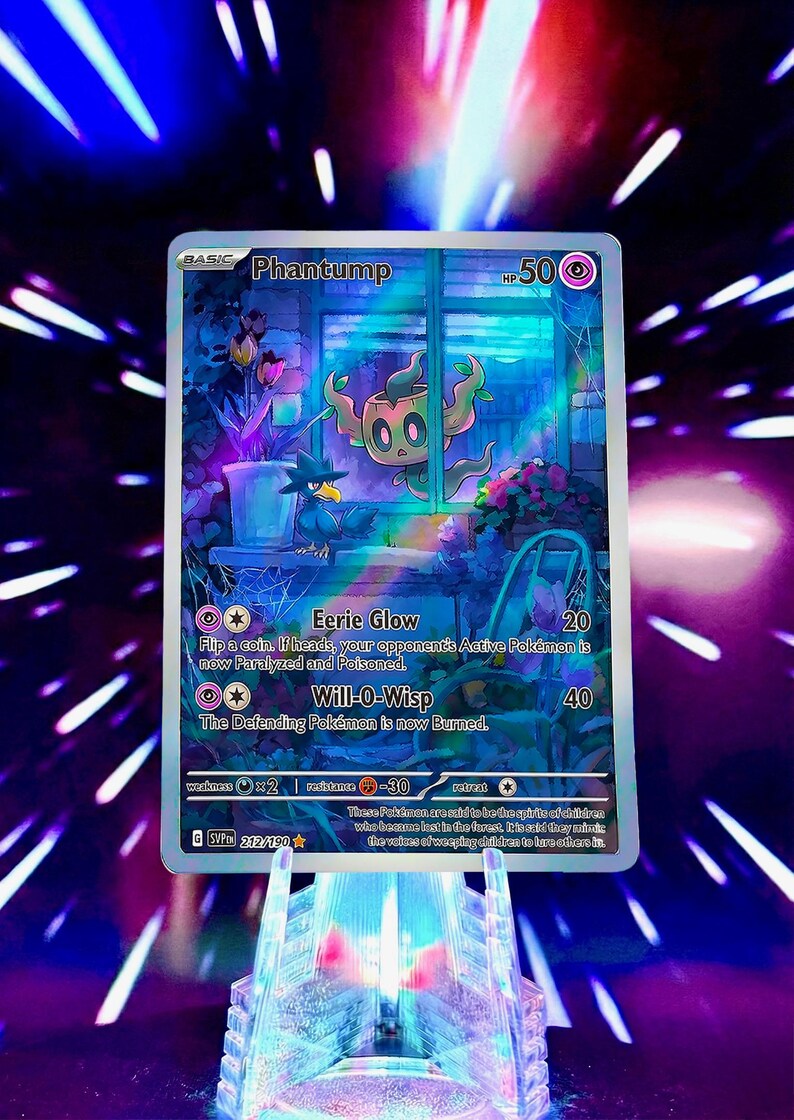 Window Spookymon | Pokemon Fan Art Trading Card