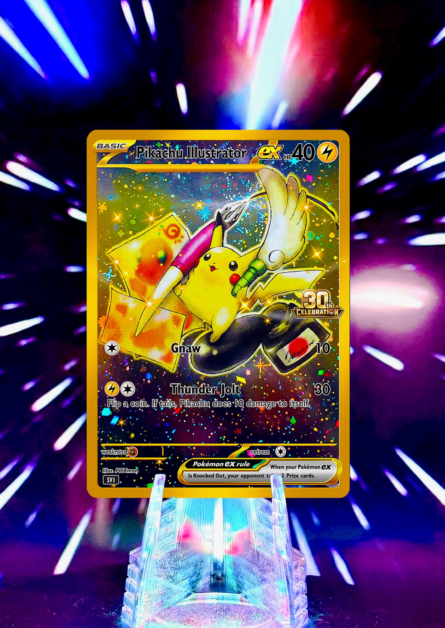 Pikachu Fan Art Trading Cards | 30th Anniversary Full Art Collection