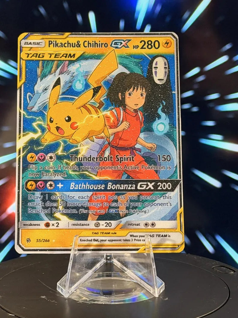 Pokemon & Studio Ghibli | Tag Team GX | Fan Art Trading Card