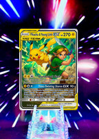 Legend of Zelda: Ocarina of Time & Majora's Mask x Pokémon | Tag Team GX | Custom Fan Art Trading Card