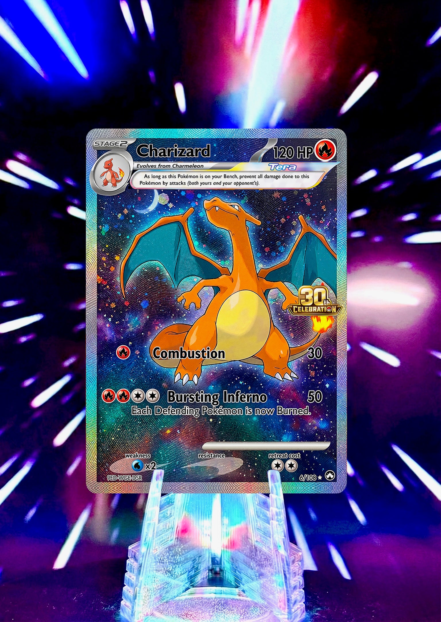 Charizard Fan Art Trading Cards 30th Anniversary Full Art Collection