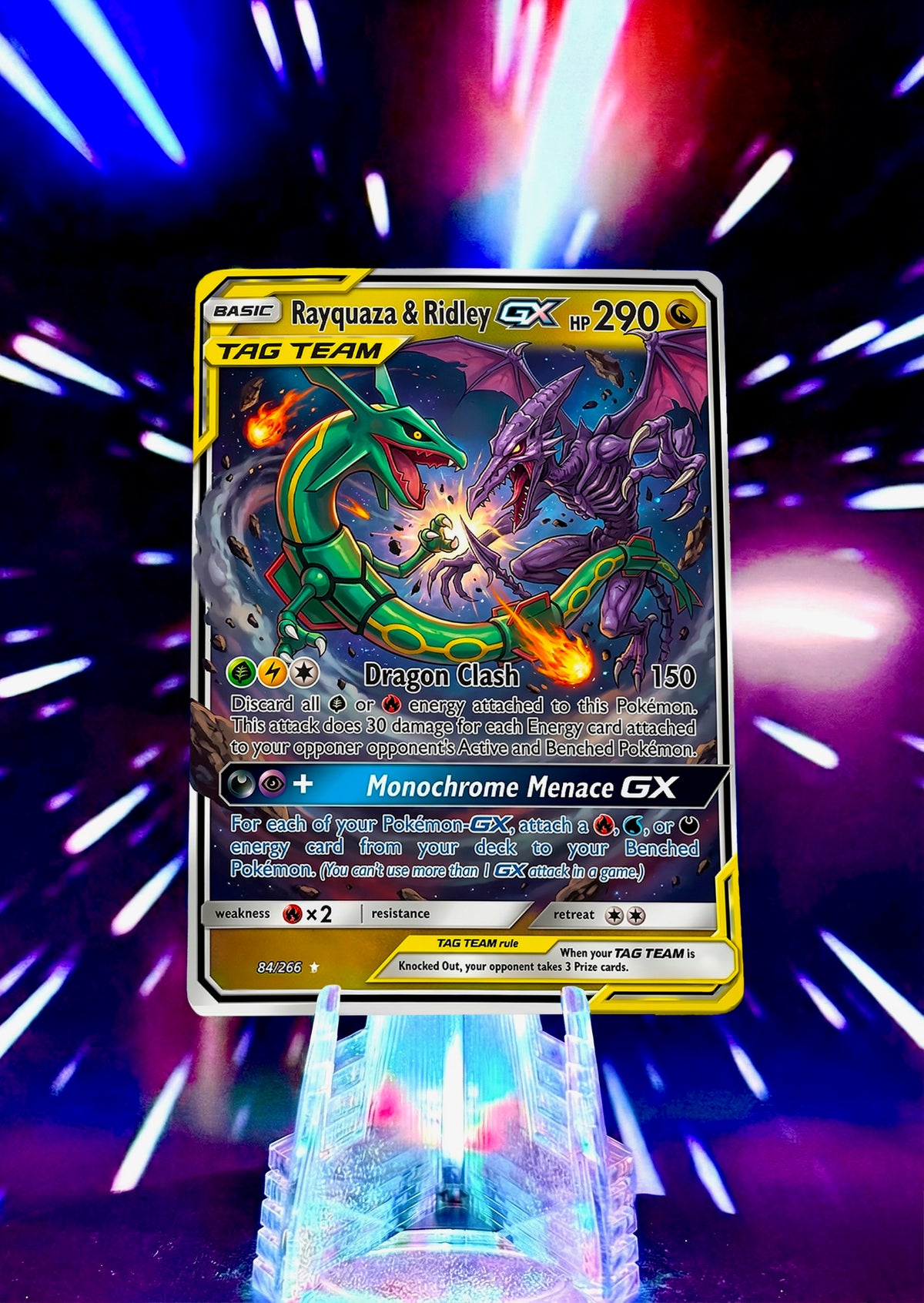 Pokemon and Super Smash Bros Tag Team GX Custom Fan Art Trading Cards