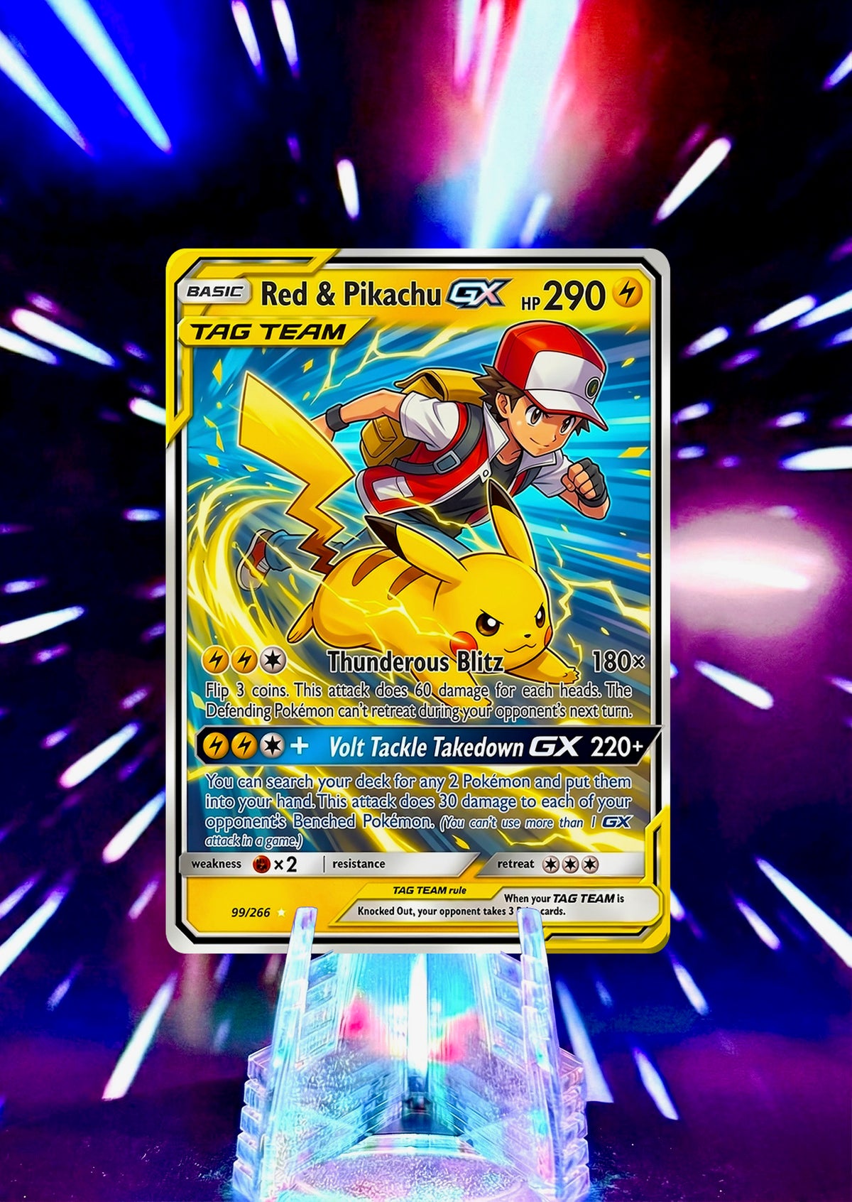 Custom Gym Leader and Pokémon Fan Art Trading Card - Red, Brock, Giovanni, Misty and More!