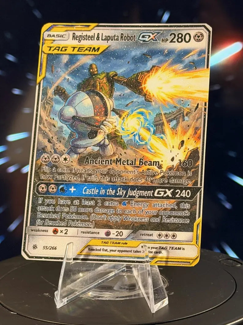 Pokemon & Studio Ghibli | Tag Team GX | Fan Art Trading Card