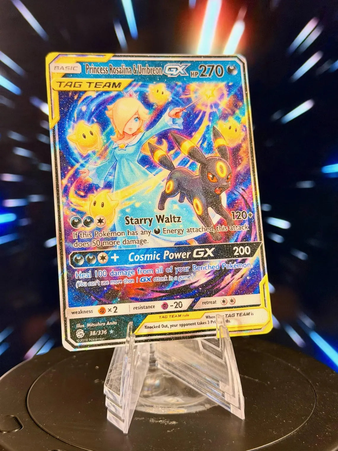 Pokemon and Super Mario Bros. Tag Team GX Fan Art Trading Card