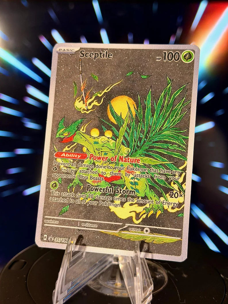 Japanese Style Pokemon Fan Art Trading Card