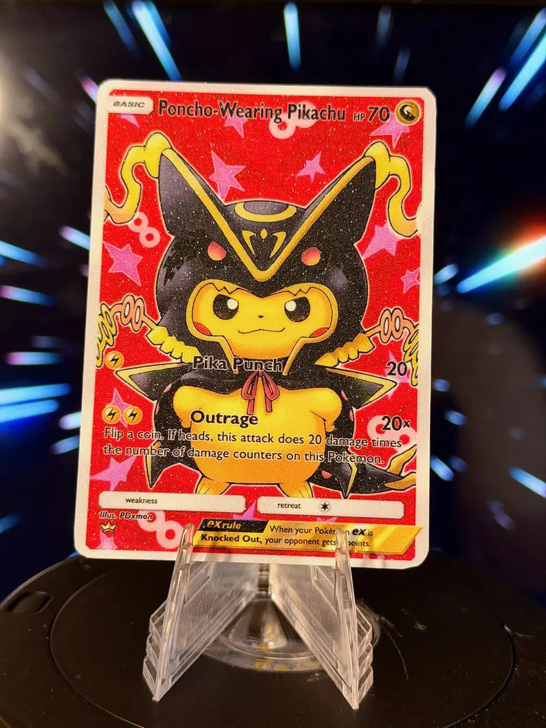Poncho-Wearing Pikachu