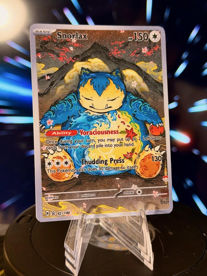 Japanese Style Pokemon Fan Art Trading Card