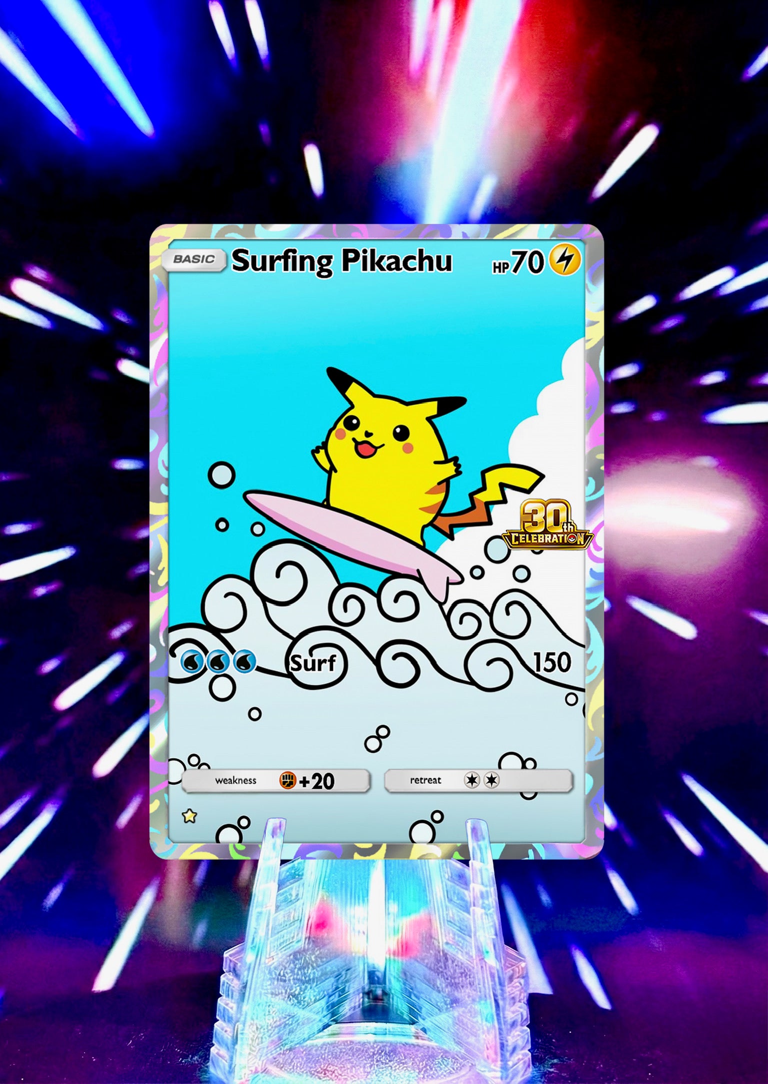 Pikachu Fan Art Trading Cards | 30th Anniversary Full Art Collection