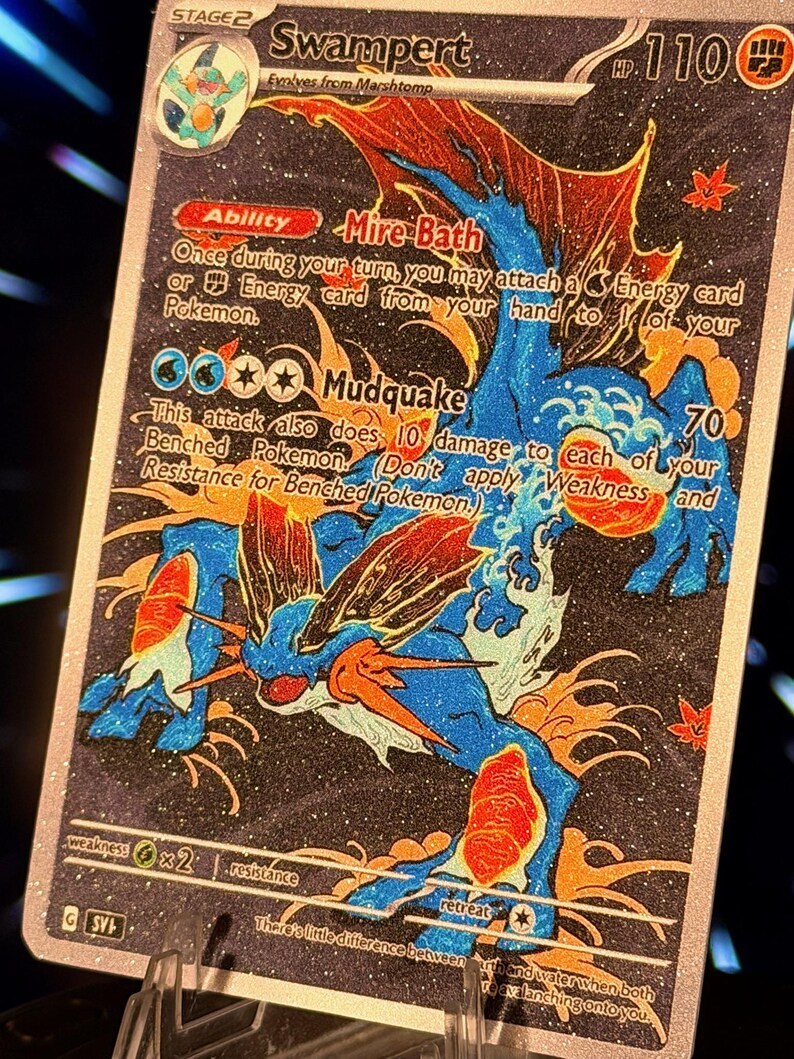 Japanese Style Pokemon Fan Art Trading Card