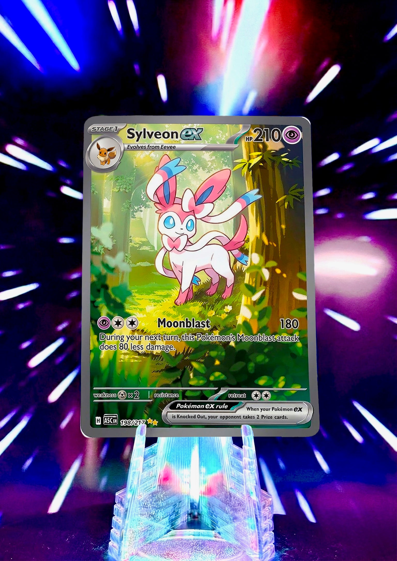 Forest Pikachu Inspired Eeveelution Fan Art Trading Card Set