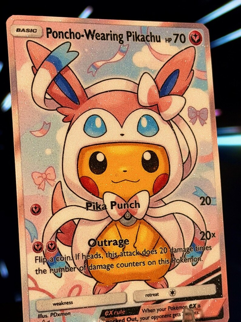 Poncho-Wearing Pikachu