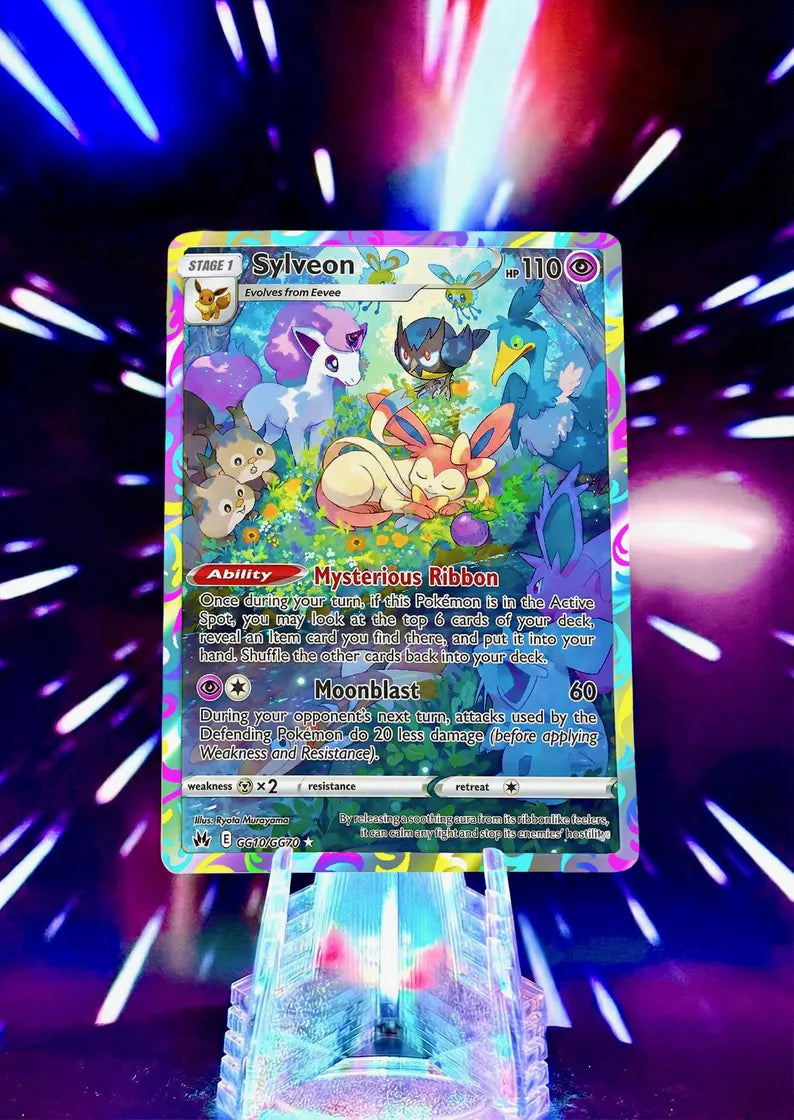 Sleeping Eeveelution | Pokemon Fan Art Trading Card