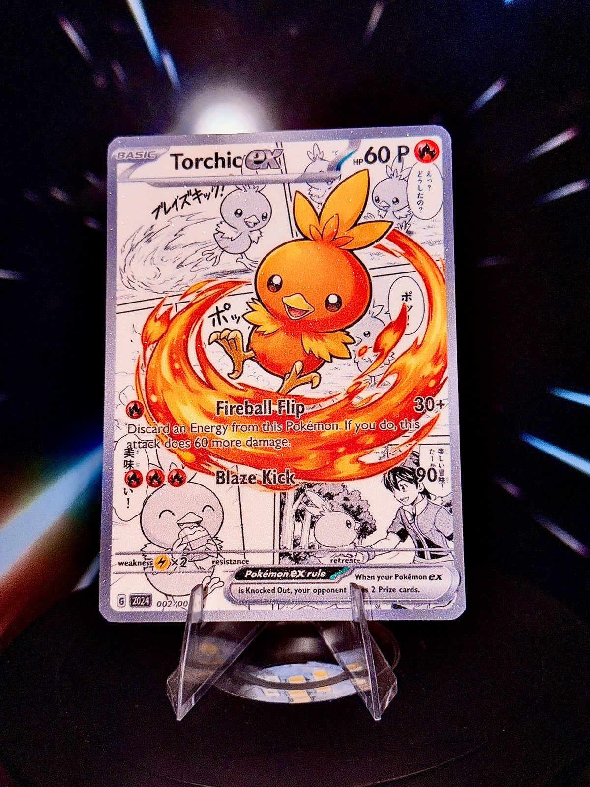 Anime Comic Style Generations 1-5 Pokemon Fan Art Trading Card