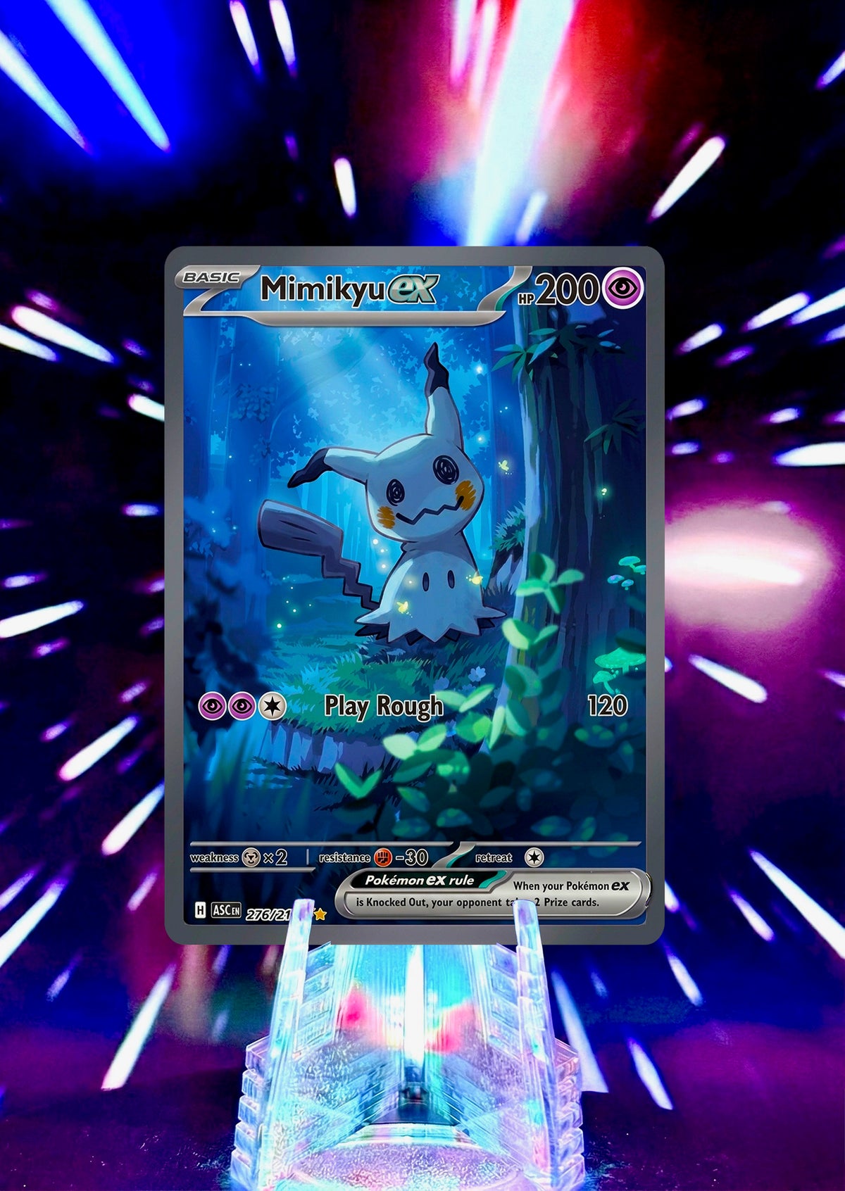 Mimikyu as Pikachu Alternative Universe Custom Trading Cards Full Art Fan Art Collection
