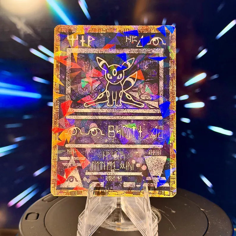 Ancient Eeveelution Cracked-Ice | Pokemon Fan Art Trading Card