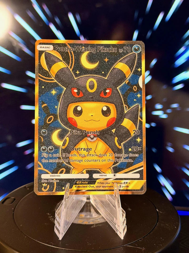 Poncho-Wearing Pikachu