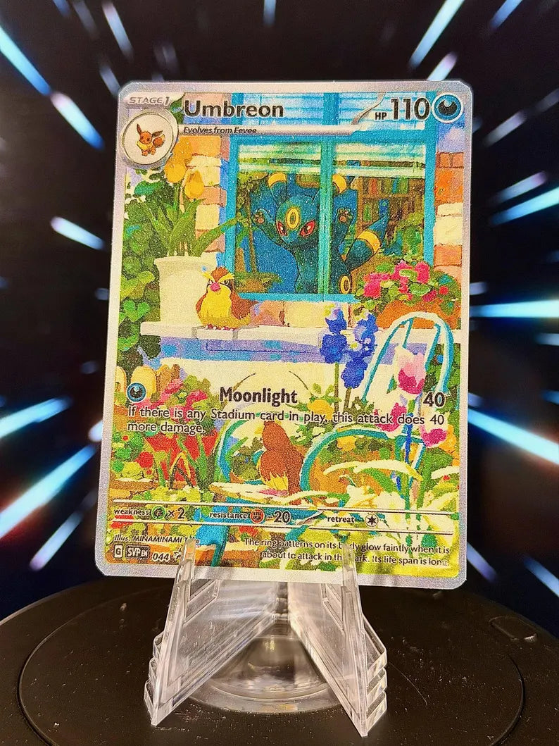 Window Eeveelution Pokemon Fan Art Trading Card