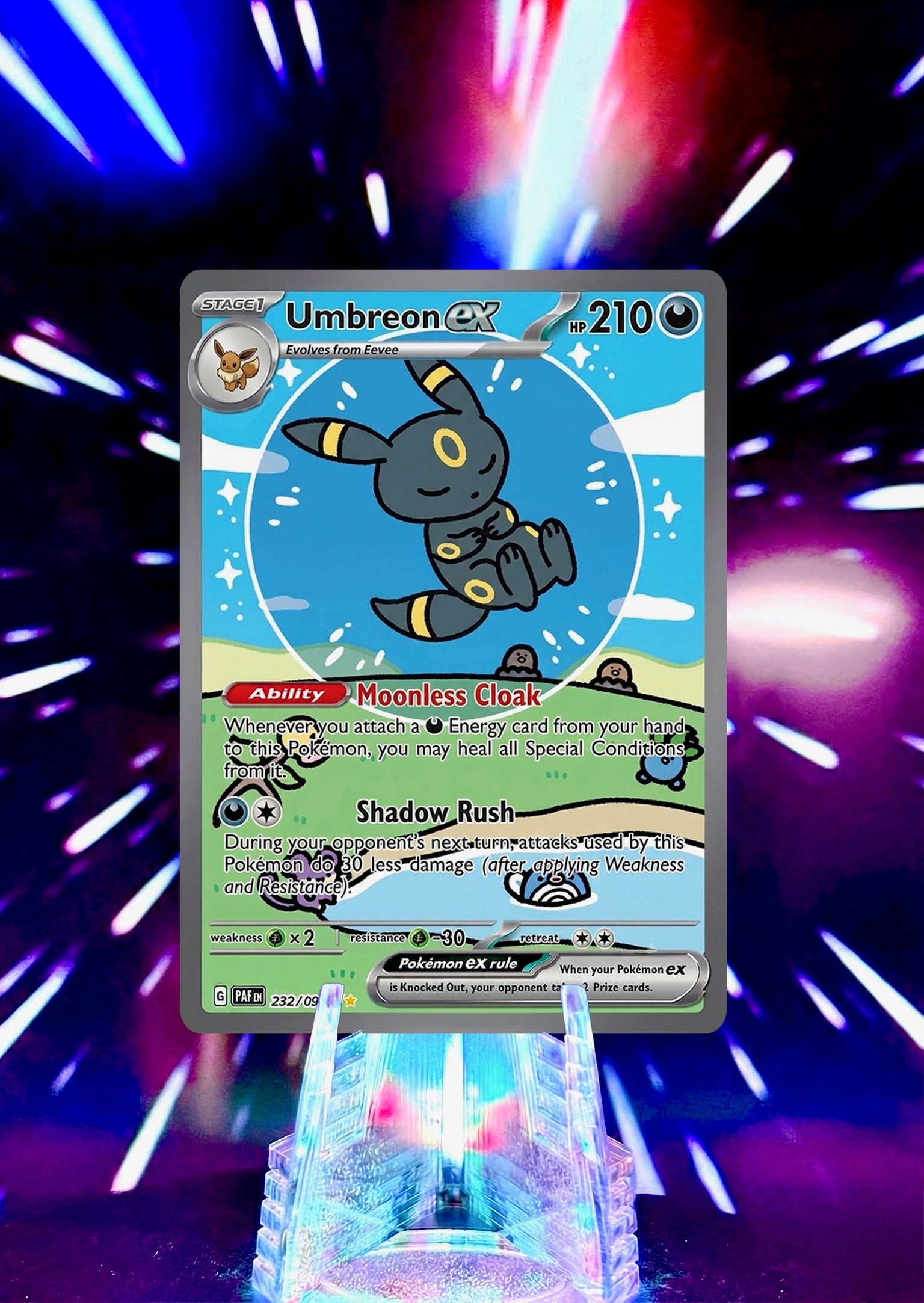 Bubble Eeveelution Pokémon Fan Art Trading Card