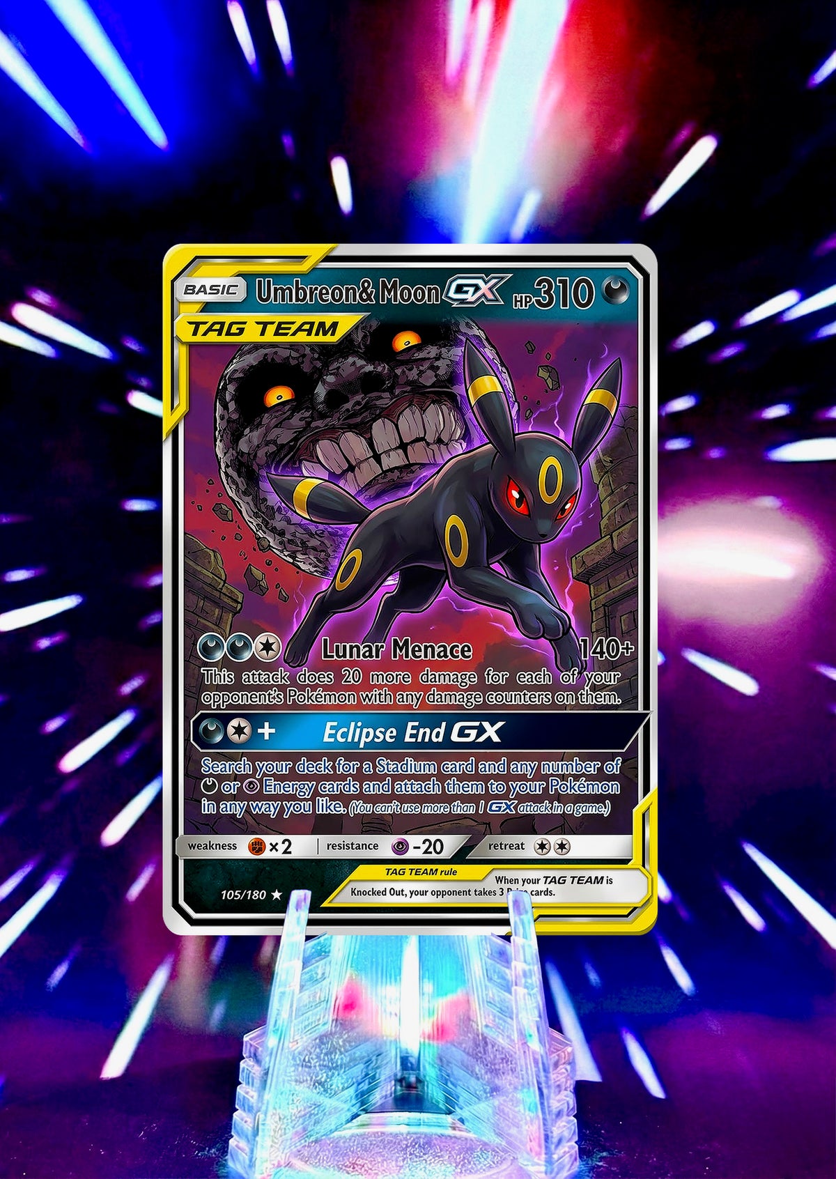 Legend of Zelda: Ocarina of Time & Majora's Mask x Pokémon | Tag Team GX | Custom Fan Art Trading Card