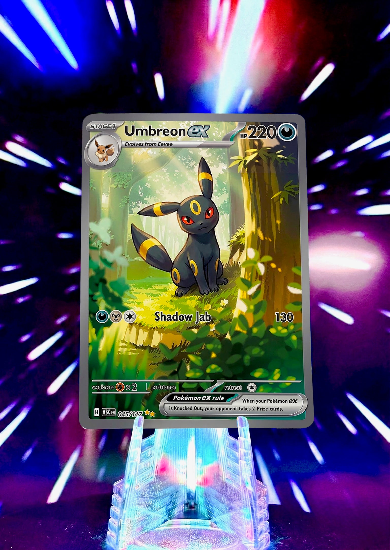 Forest Pikachu Inspired Eeveelution Fan Art Trading Card Set