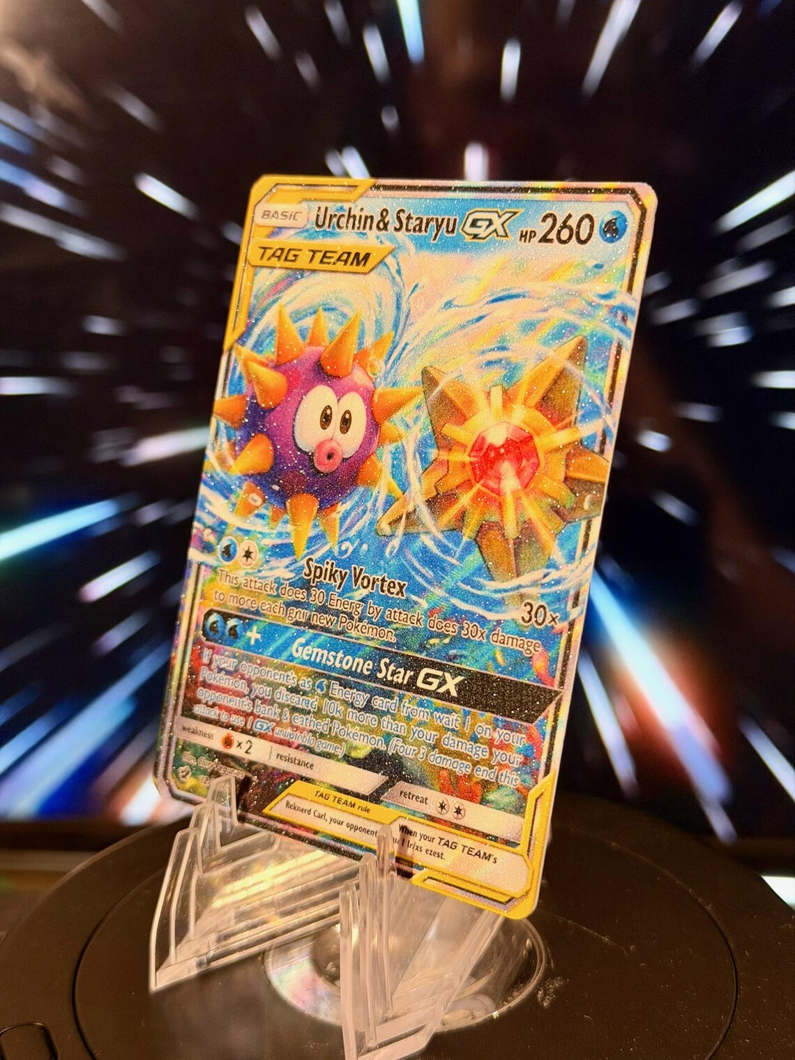 Pokemon and Super Mario Bros. Tag Team GX Fan Art Trading Card