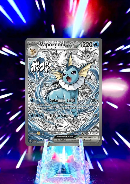 Comic Anime Style Eevelutions | Pokemon Fan Art Trading Cards