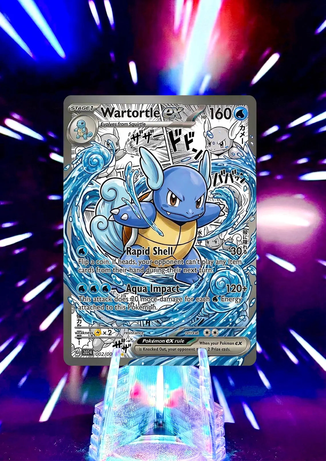 Anime Comic Style Generations 1-5 Pokemon Fan Art Trading Card