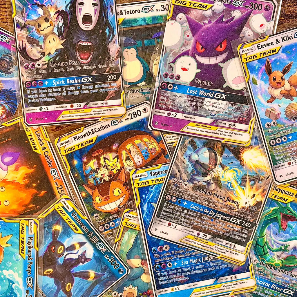 Pokemon & Studio Ghibli | Tag Team GX | Fan Art Trading Card