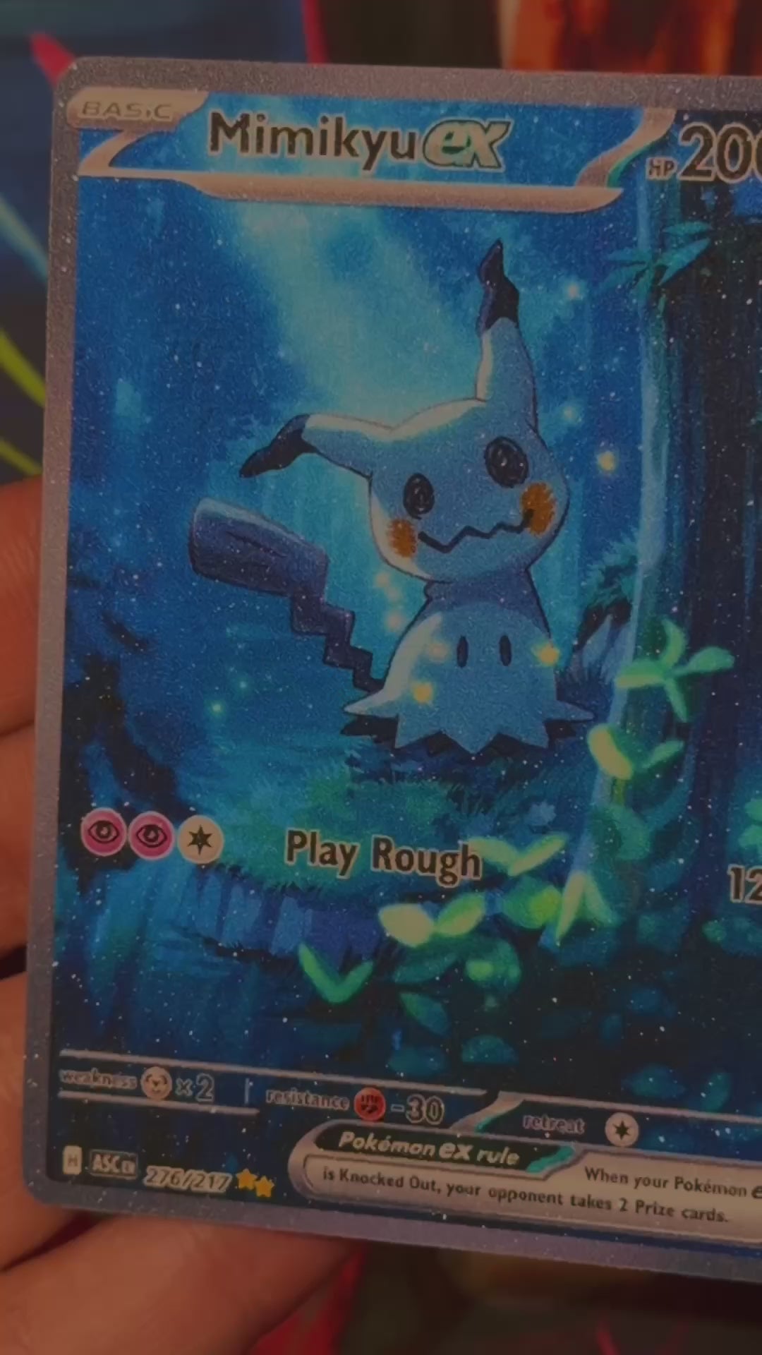Mimikyu as Pikachu Alternative Universe Custom Trading Cards Full Art Fan Art Collection